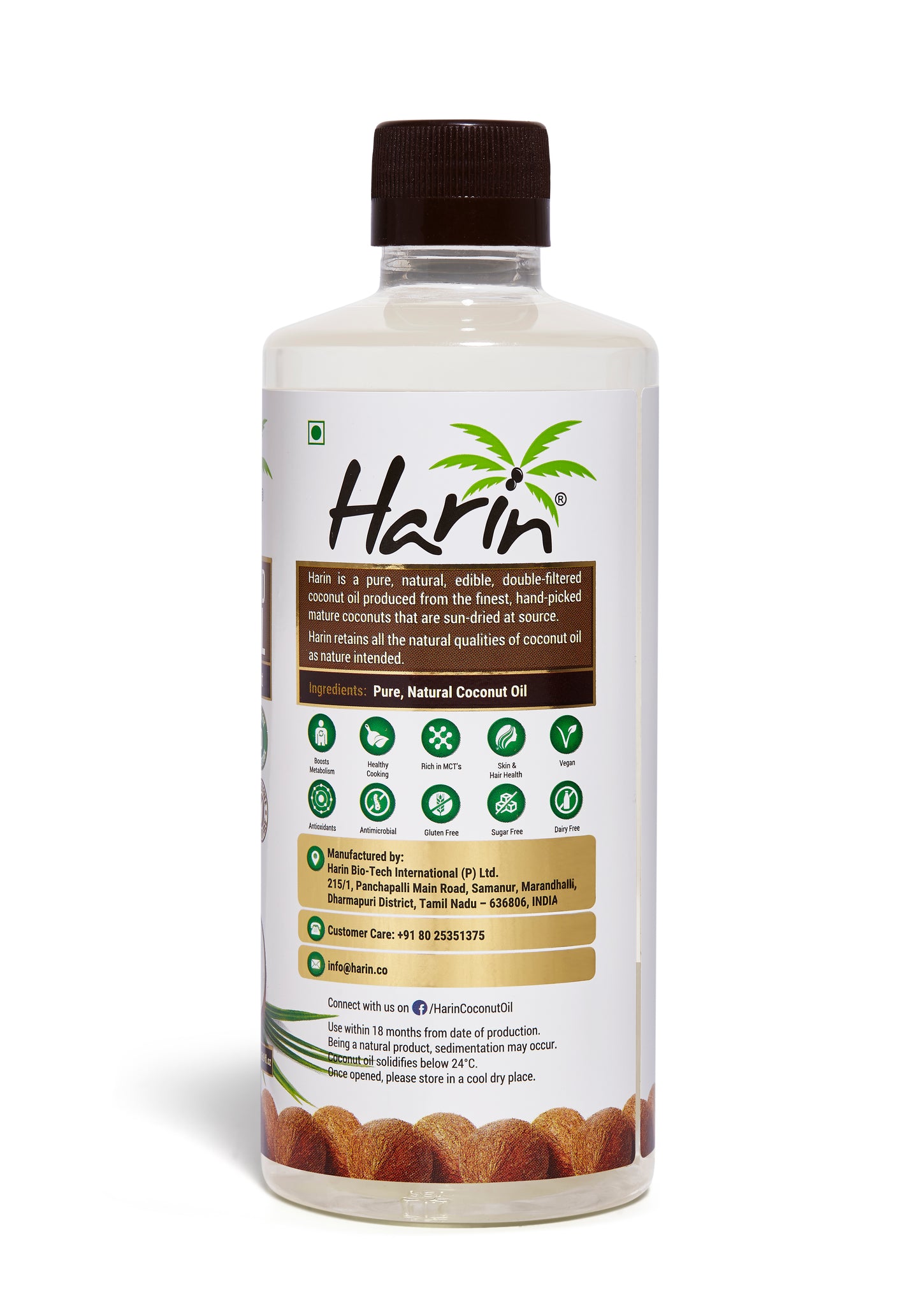Harin Double Filtered Coconut Oil